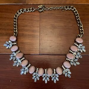 Jewelmint chunky gold and pink necklace